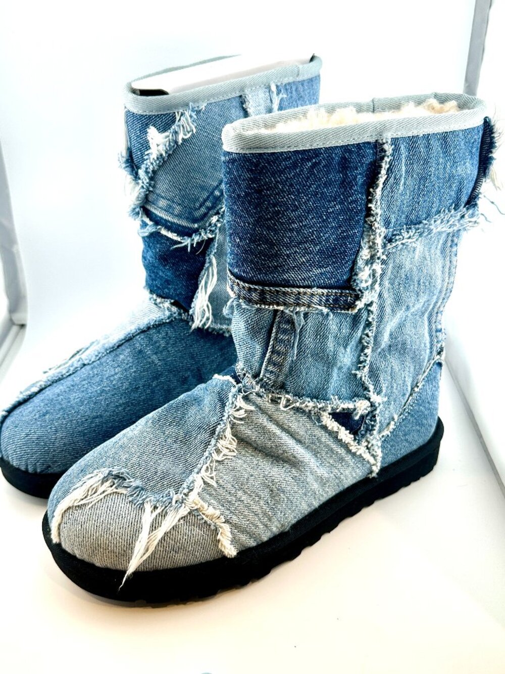 RARE!  UGG X GALLERY DEPT DENIM BOOTIE